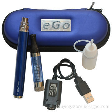 Newest eGo-C Twist Variable Voltage CE6+ Batteries with 4-piece Long Wicks, Clear Drip Tips